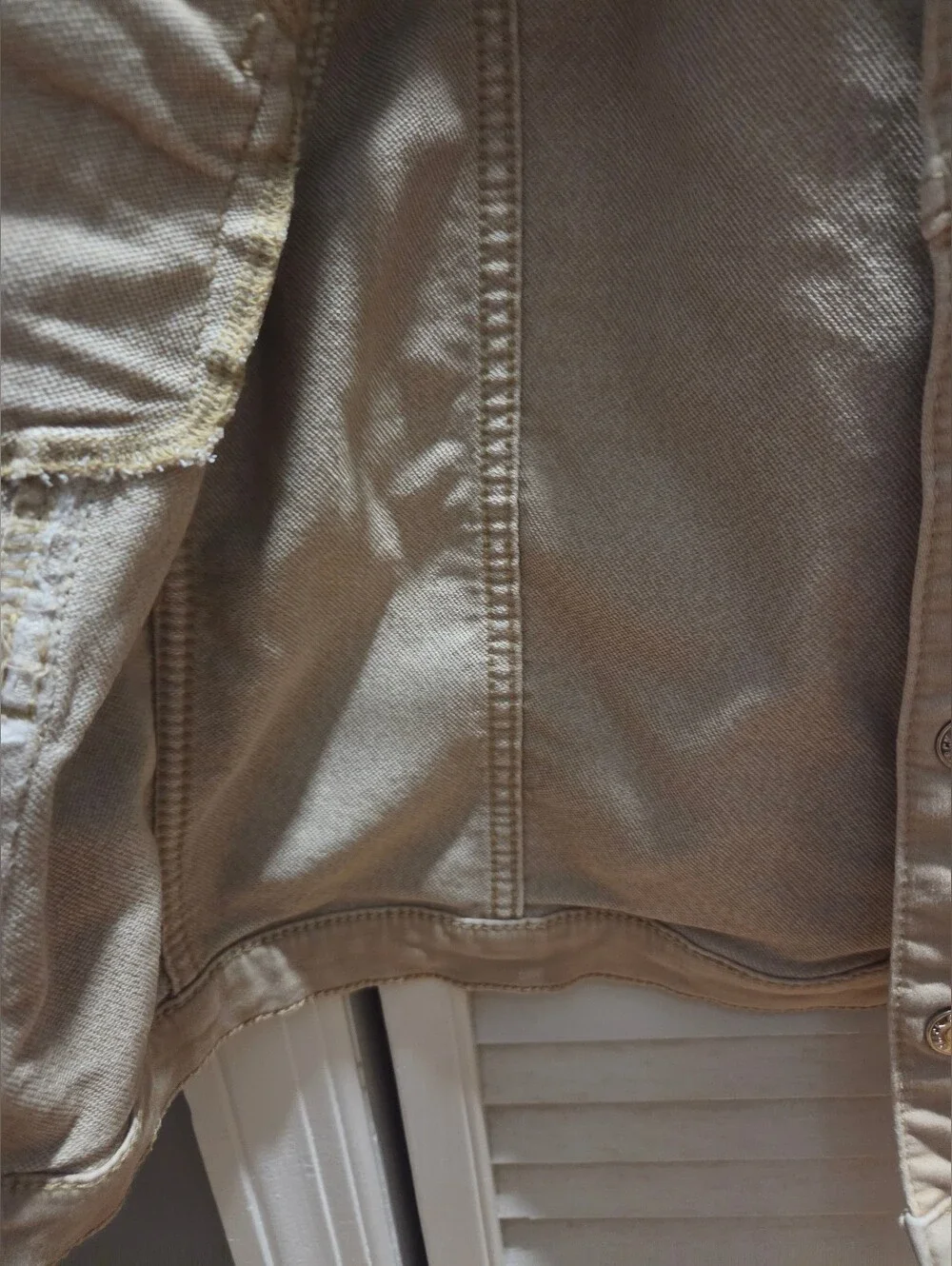 Cat & Jack Kids Two-Tone Hooded Jacket - Tan & Light Gray / Size 3t